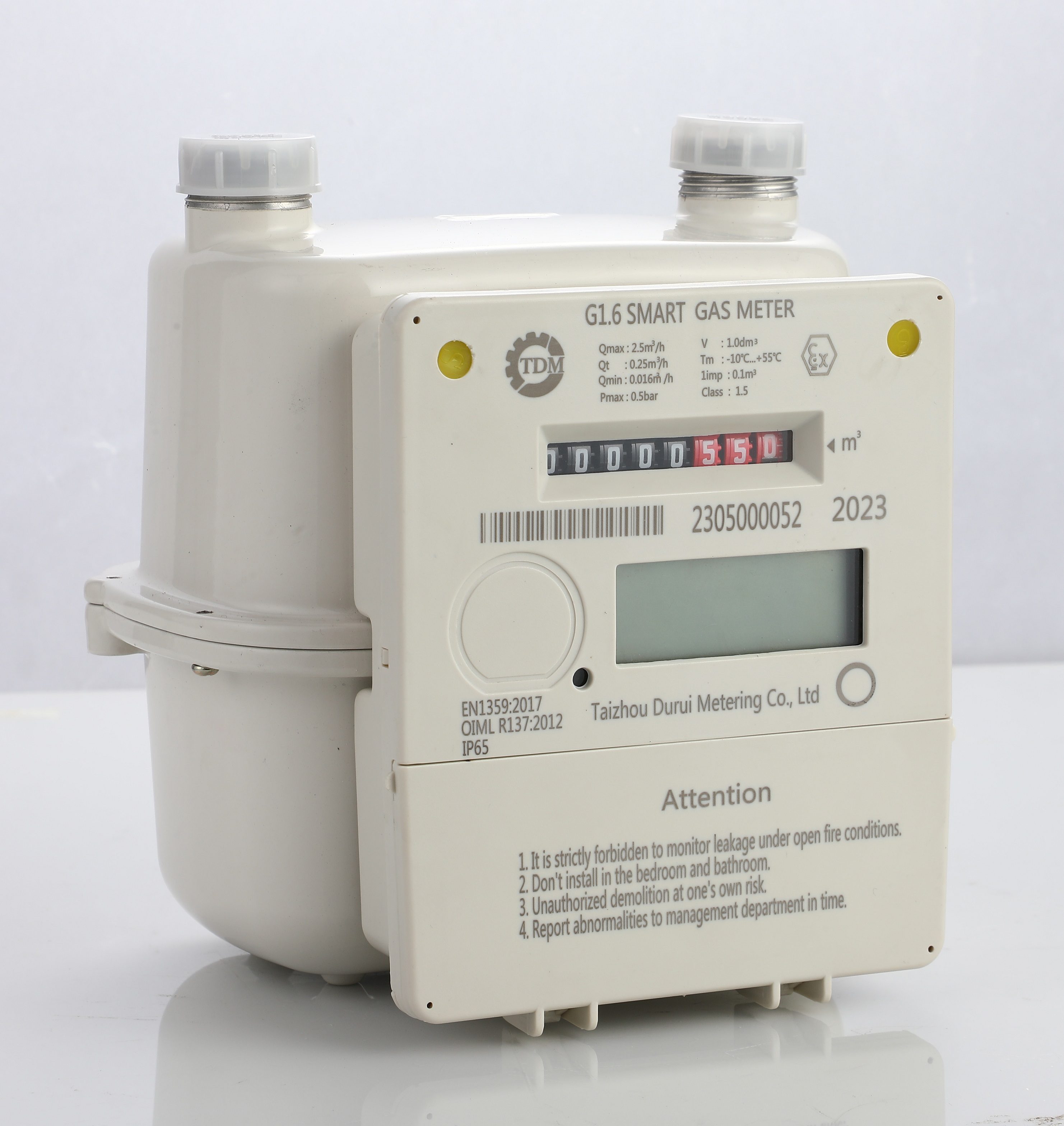 NB-IoT smart gas meter